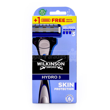 Wilkinson Hydro 3 Skin Protection razor + 1 replacement blade