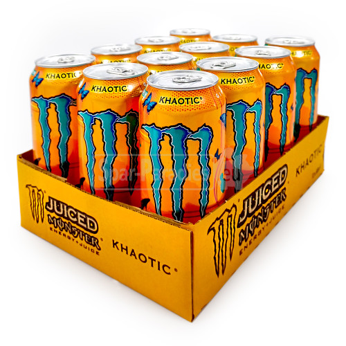 Monster Energy Drink Juiced Khaotic, 500 ml x 12 (EINWEG) zzgl. Pfand