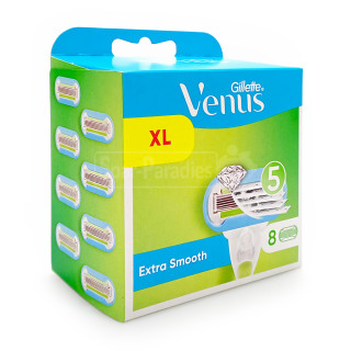 Gillette Venus Extra Smooth Rasierklingen, 8er Pack x 10