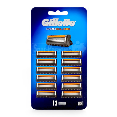 Gillette Fusion ProGlide razor blades, pack of 12 x 6