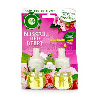 Air Wick plug-in refill Blissful Red Berry duo pack, 2x 19 ml x 5