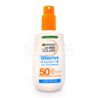 Garnier Ambre Solaire Sensitive Expert+ Sun Spray SPF 50+, 200 ml