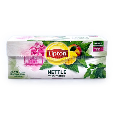 Lipton tea Nettle with Mango, pack of 20