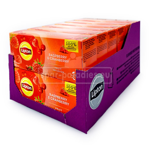 Lipton fruit infusion Raspberry & Cranberry, pack of 20 x 12