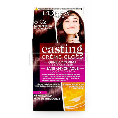 LOréal Casting Creme Gloss Intensive hair tint 5102 Cool Mocha x 6