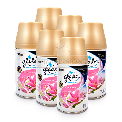 Glade Automatic Spray Nachfüller Floral Blossom, 269 ml x 6