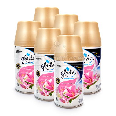 Glade automatic spray refill Floral Blossom, 269 ml x 6