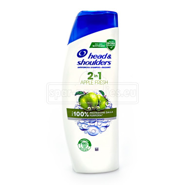 Head & Shoulders Anti-Schuppen 2in1 Shampoo Apple Fresh, 360 ml x 6