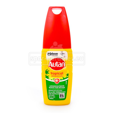 Autan Mosquito Repellent Pump Spray Tropical, 100 ml