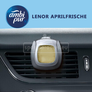 Ambi Pur Car Lufterfrischer Lenor Aprilfrische XL Pack, 6 x 2 ml