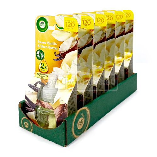 Air Wick Duftölflakon Süße Vanille & Sheabutter, 19 ml x 6