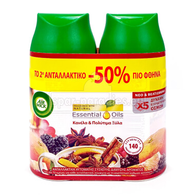 Air Wick Freshmatic Zauberhafter Winterpunch Duo-Pack, 2x...
