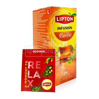 Lipton Infusion Rooibos Kräutertee, 25er Pack x 6