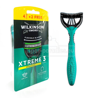 Wilkinson Xtreme 3 Sensitive Einwegrasierer, 6er Pack x 8