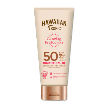 Hawaiian Tropic Glowing Protection Face Cream LSF 50, 50 ml