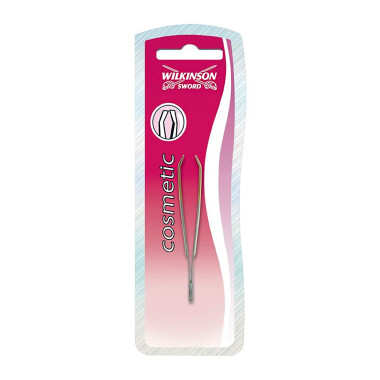 Wilkinson Cosmetic Pinzette gebogen mit Goldspitze