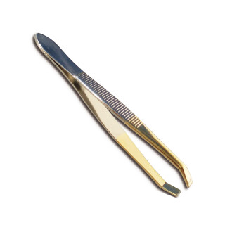 Wilkinson Cosmetic Pinzette gebogen mit Goldspitze