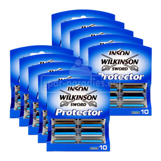 Wilkinson Sword Protector Razor Blades, pack of 10 x 10