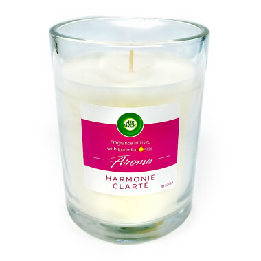 Air Wick Aroma Duftkerze im Glas Harmonie, 220g