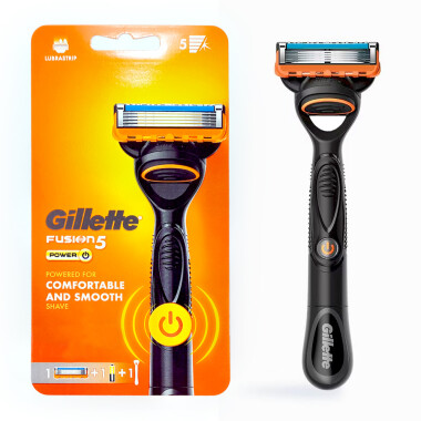 Gillette Fusion 5 Power Rasierer Black Edition