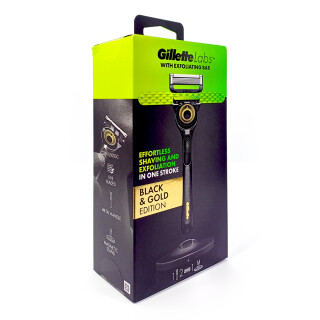 Gillette Labs Rasierer Black & Gold Edition Set
