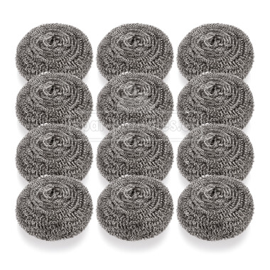 Edelstahlspiral-Topfkratzer & Scheuerschwamm,  100 x...