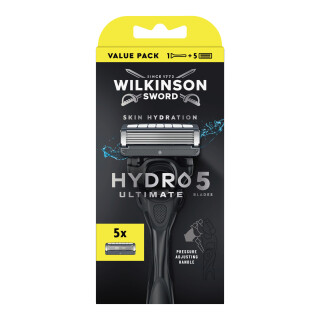 Wilkinson Hydro 5 Hydrating Gel Ultimate Razor + 4 Blades