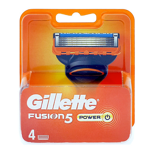 Gillette Fusion Power razor blades, pack of 4