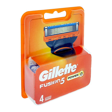 Gillette Fusion 5 Power Rasierklingen, 4er Pack
