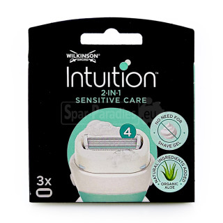 Wilkinson Intuition 2-in-1 Sensitive Care Rasierklingen, 3er Pack