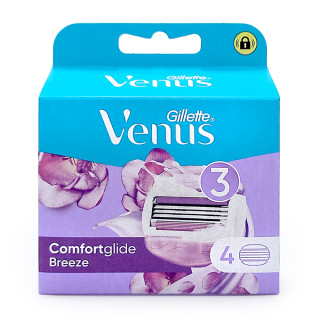Gillette Venus Comfortglide Breeze Rasierklingen, 4er Pack x 10