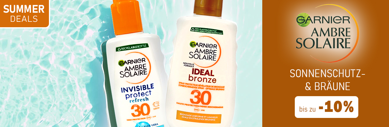 Garnier Ambre Solaier - optimaler Sonnenschutz &amp; Bräune