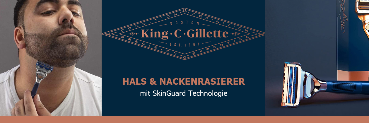 King C. Gillette Hals- & Nackenrasierer