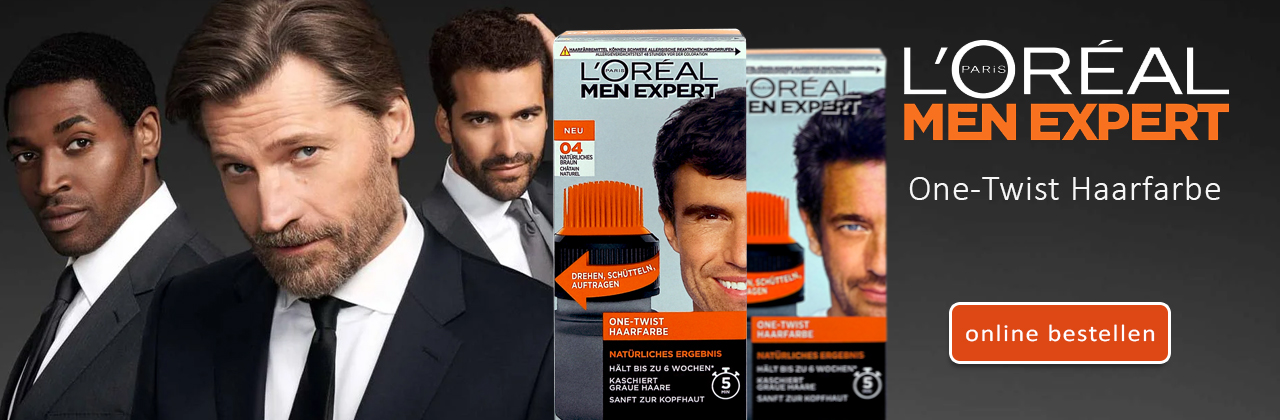 NEU: LOréal MEN EXPERT One-Twist Haarfarbe