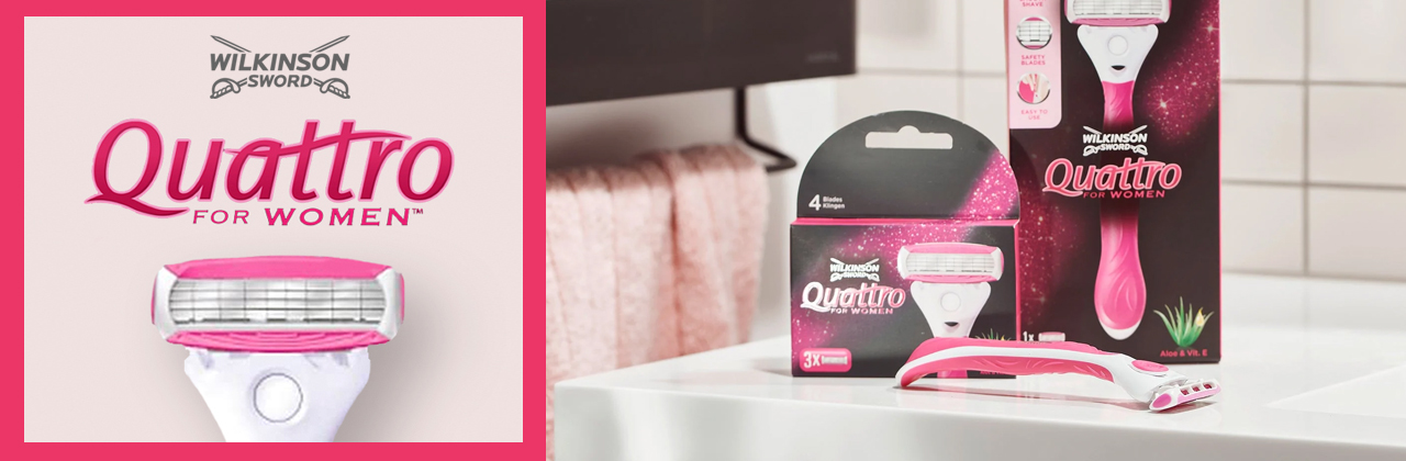 Wilkinson Quattro for Women Rasierklingen zum Top Preis